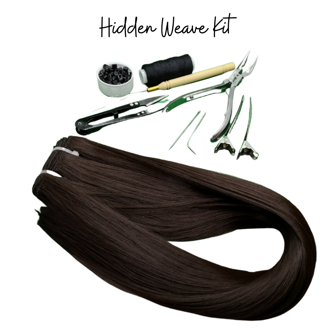 The Hidden Weave, Micro Ring Weft & Sew In Weft | With Training Head | Hair | Tools