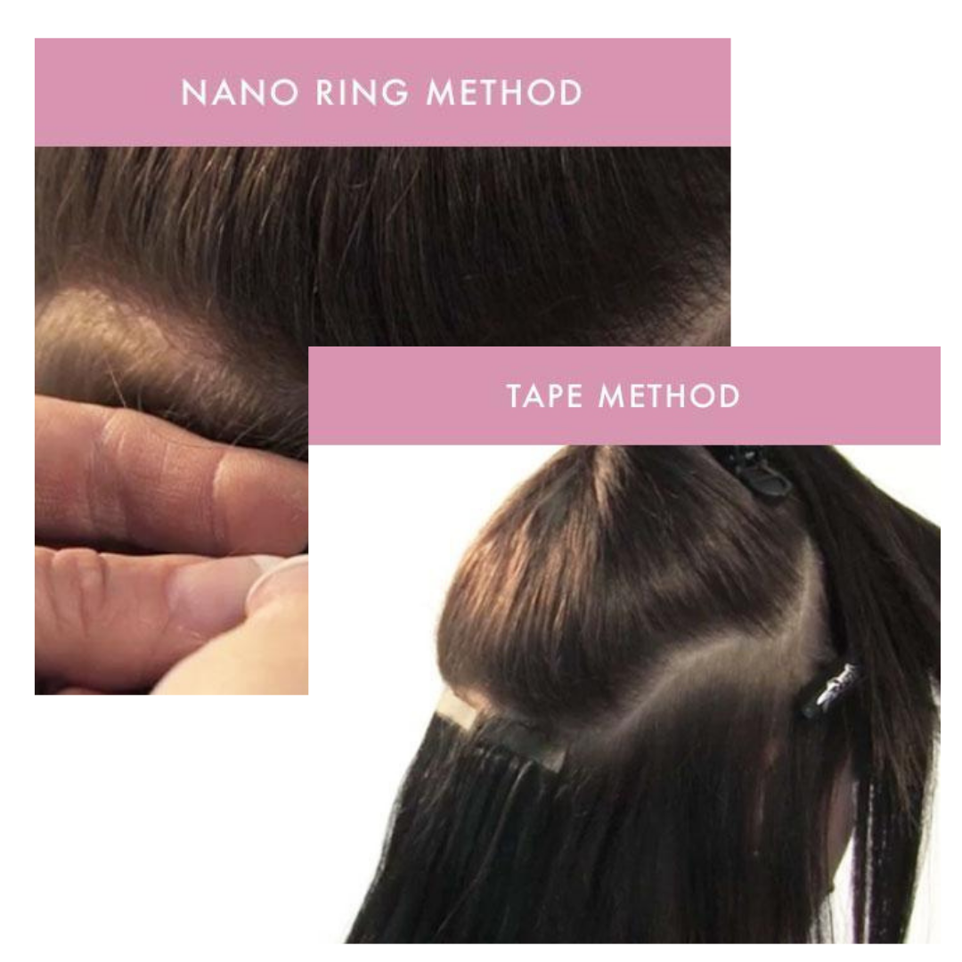 Tape & Nano Rings | With Training Head | Hair | Tools