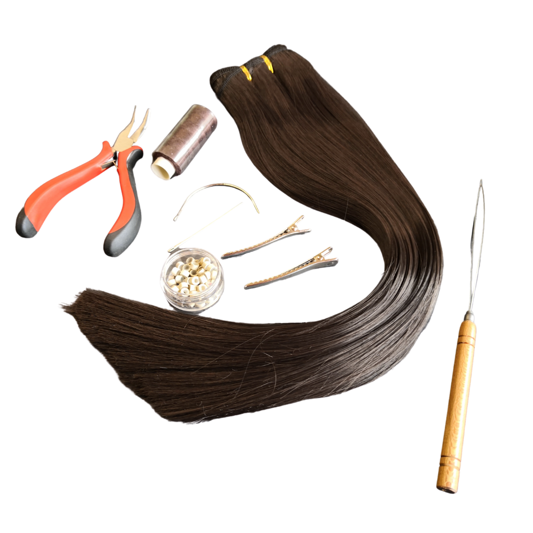 The Hidden Weave Hair Extensions Course | With Training Head | Hair | Tools
